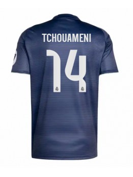 Real Madrid Aurelien Tchouameni #14 Replika Borta Kläder 2025-26 Kortärmad